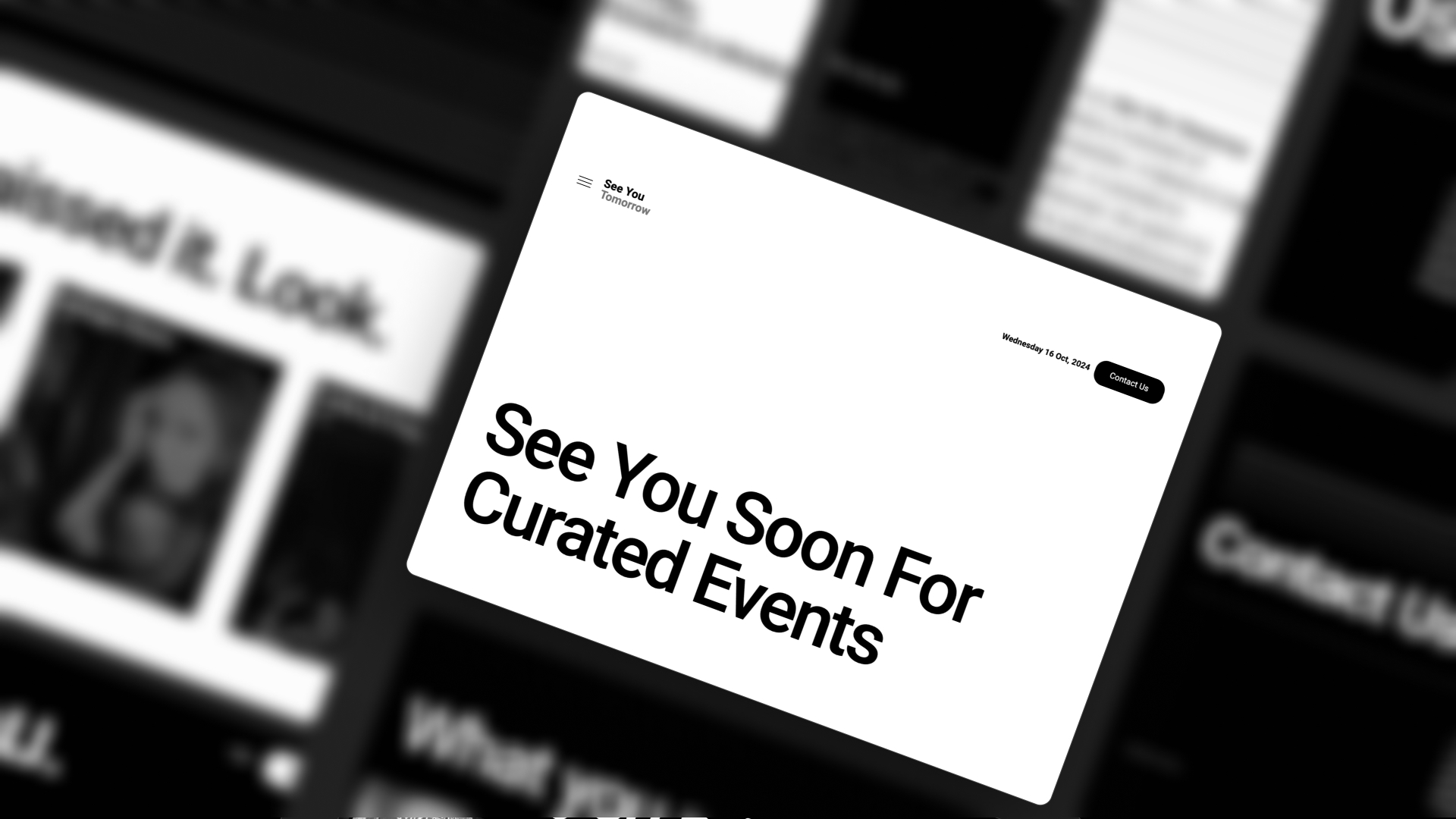 See you tomorrow portfolio image